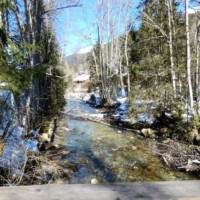 Le ruisseau Le Bonnant à proximité de l'appartement